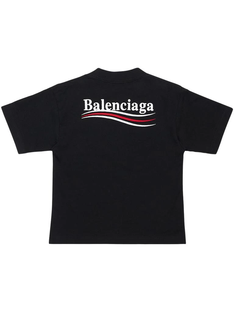 商品Balenciaga|Embroidered Cotton T-shirt,价格¥1690,第2张图片详细描述