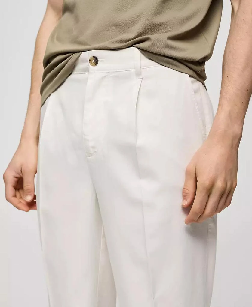 Men's Cotton Lyocell Pleated Pants 商品