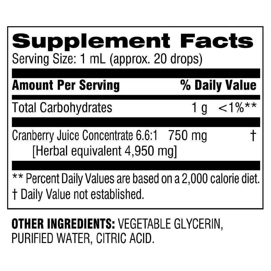商品Botanic Choice|Cranberry Liquid Extract,价格¥74,第2张图片详细描述