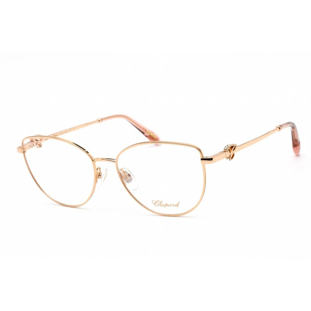 商品Chopard|Chopard Women's Eyeglasses - Shiny Copper Gold Metal Cat Eye Frame | VCHF51S 08FC,价格¥1429,第1张图片