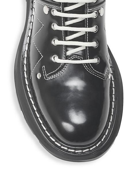 商品Alexander McQueen|Tread Lace-Up Boots,价格¥3622,第6张图片详细描述