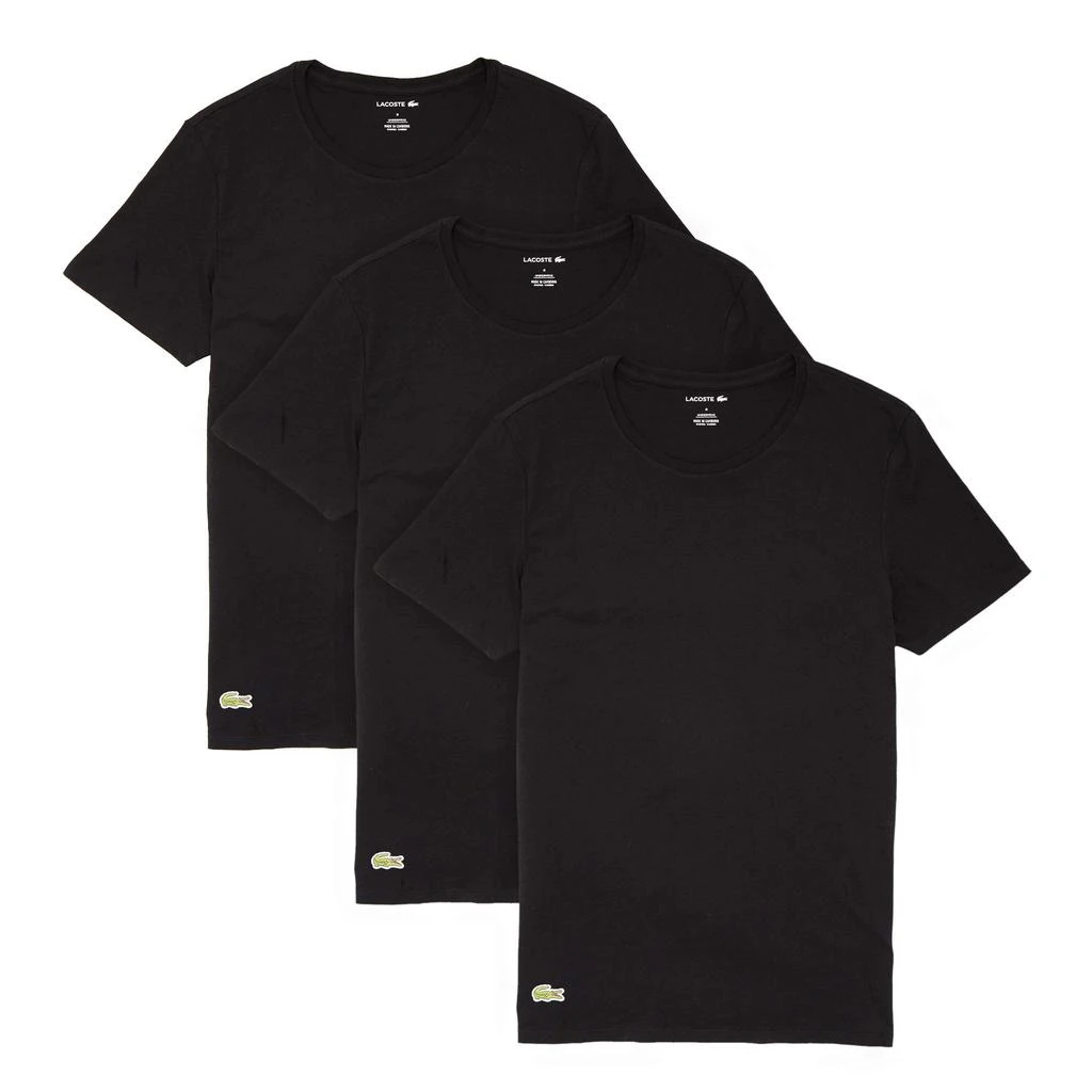 商品Lacoste|3-Pack Crew Neck Regular Fit Essential T-Shirt,价格¥224,第1张图片