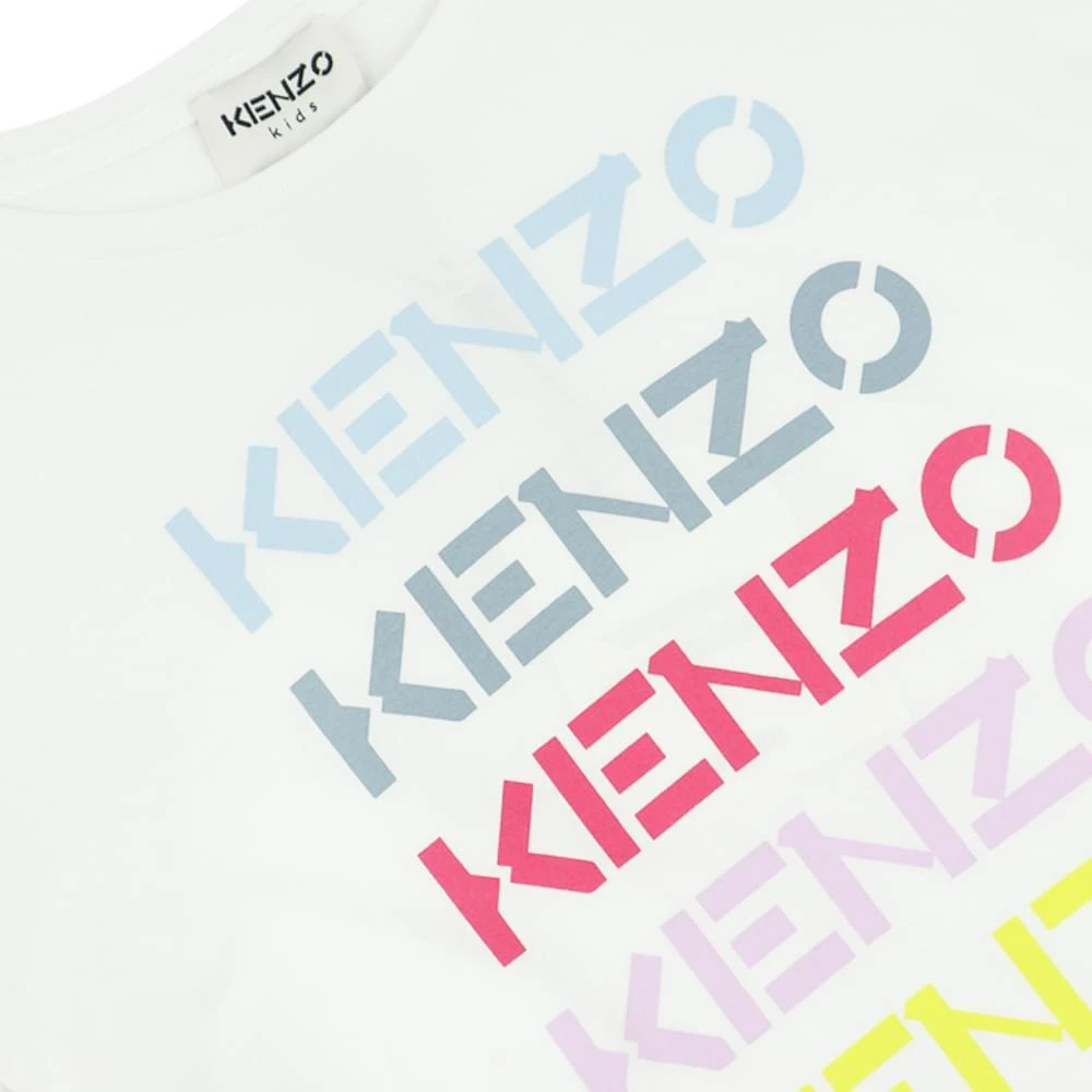 商品Kenzo|White Repeat Logo Long Sleeve T Shirt,价格¥231,第2张图片详细描述