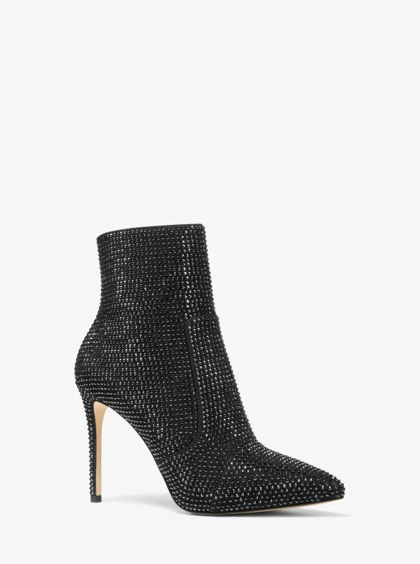 商品Michael Kors|Rue Crystal Embellished Faux Suede Boot,价格¥564,第1张图片