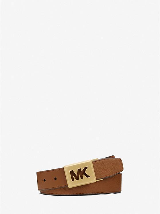 商品Michael Kors|Leather Logo-Buckle Belt,价格¥282,第1张图片
