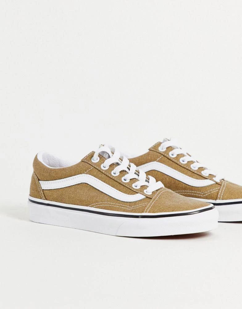 商品Vans|Vans Old Skool trainers in brown,价格¥398,第1张图片