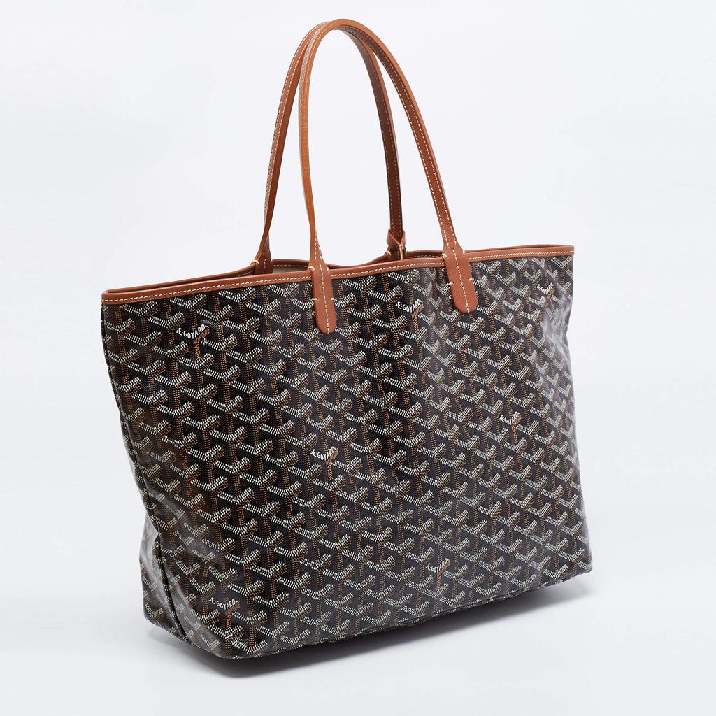 Goyard Brown Goyardine Coated Canvas and Leather Saint Louis PM Tote商品第3张图片规格展示