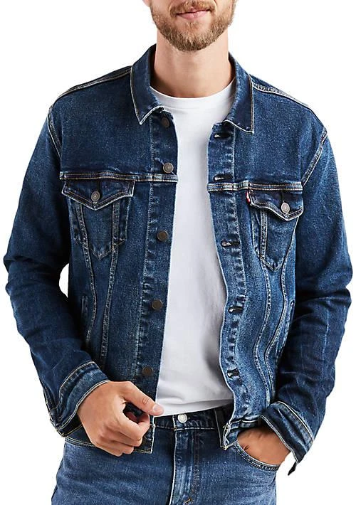 商品Levi's|S Big Tall Big Trucker Jean Jacket,价格¥596,第1张图片