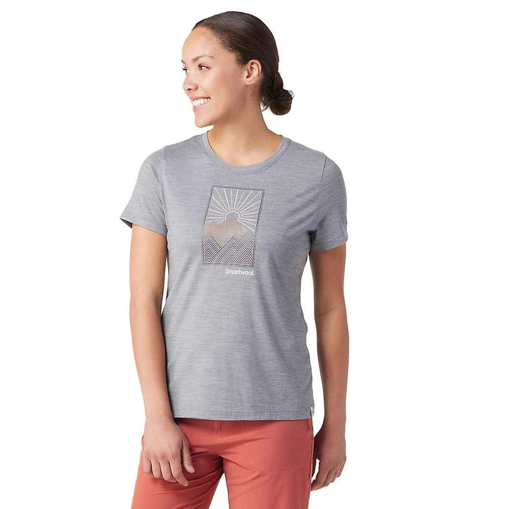 商品SmartWool|Smartwool Women's Merino Sport 150 Alpine Start SS Graphic Tee,价格¥355,第1张图片