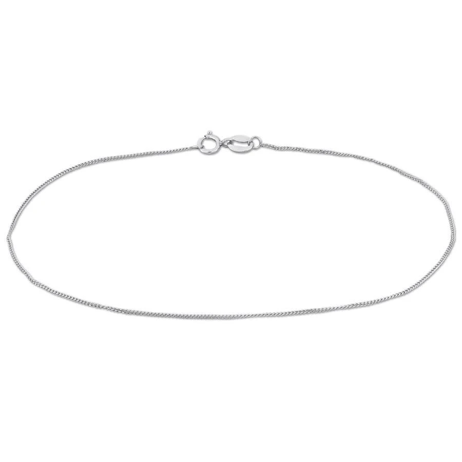 商品Amour|Curb Link Chain Bracelet In Platinum,价格¥893,第1张图片