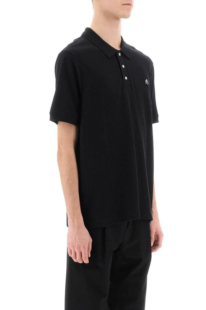 商品Moose Knuckles|Relaxed fit polo shirt,价格¥393,第3张图片详细描述