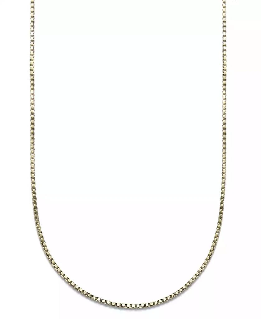 商品Giani Bernini|Giani Bernini 18K Gold over Sterling Silver Necklace, 18" Box Chain,价格¥497,第1张图片