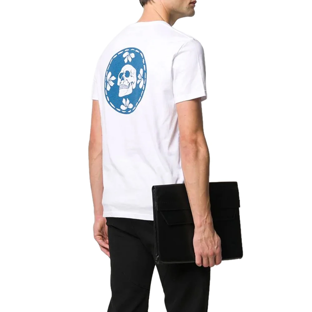 ALEXANDER MCQUEEN 白色男士T恤 609584-QOZB3-0900 商品