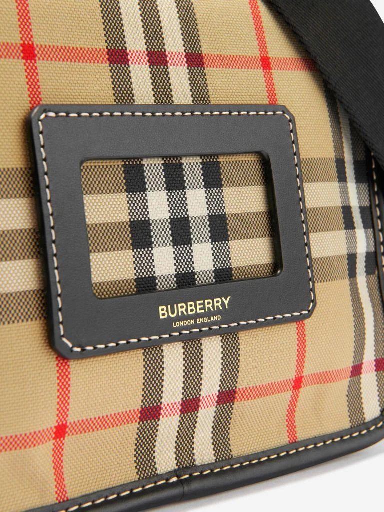 商品Burberry|Burberry Beige Kids Check Jayde Crossbody Bag (W:18cm),价格¥3931,第2张图片详细描述