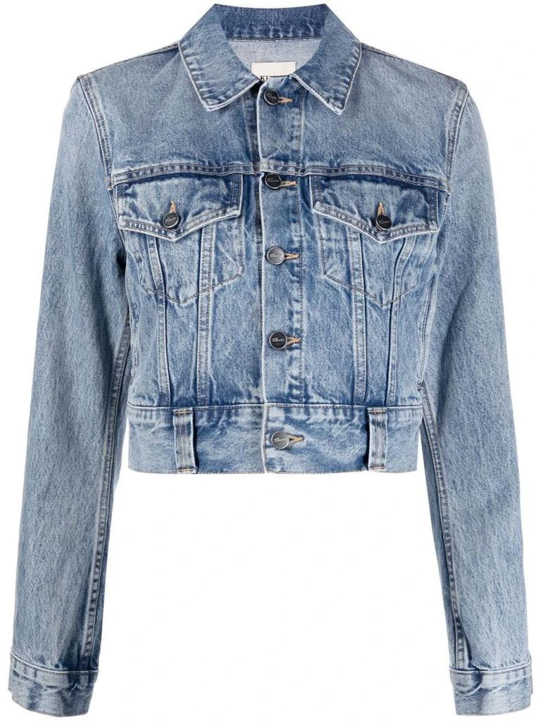 商品Khaite|KHAITE RIZZO DENIM JACKET CLOTHING,价格¥4741,第1张图片