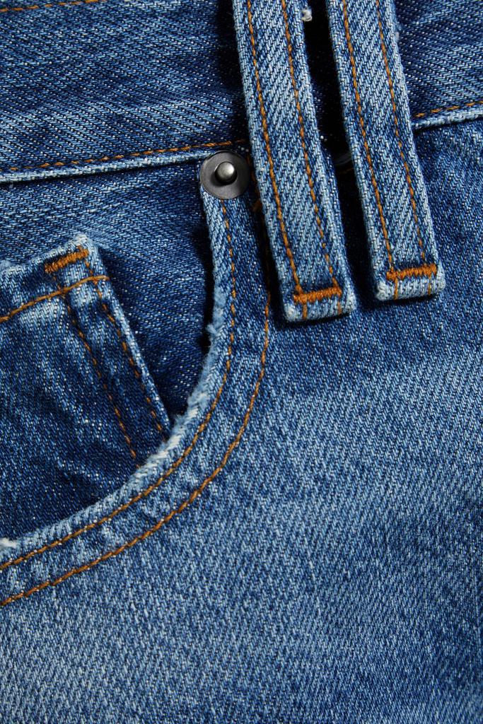 Le Original patchwork boyfriend jeans商品第2张图片规格展示