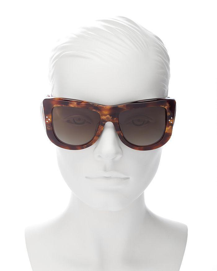 商品Celine|Women's Square Sunglasses, 57mm,价格¥3268,第4张图片详细描述