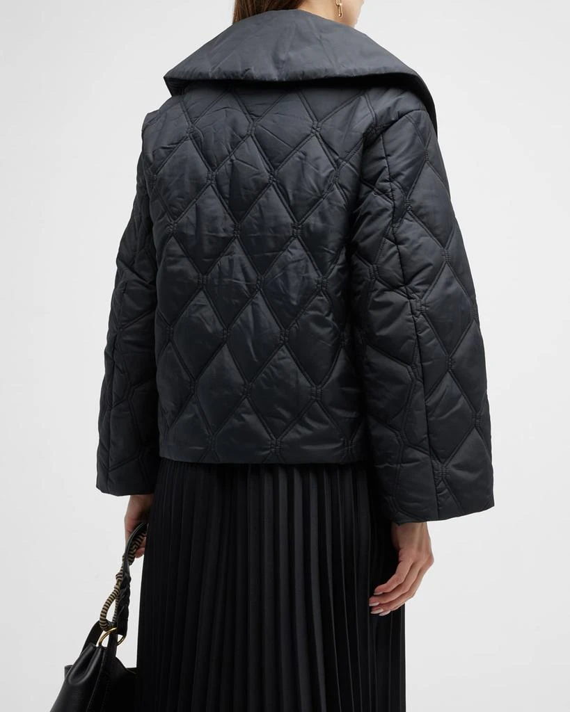 Quilted Oversized Collar Jacket 商品