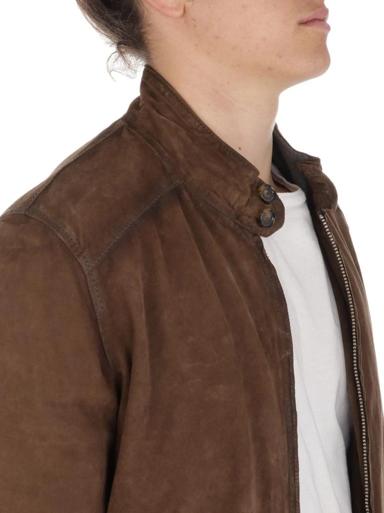 商品THE JACK LEATHERS|The jack leathers men's brown suede outerwear jacket,价格¥3815,第4张图片详细描述