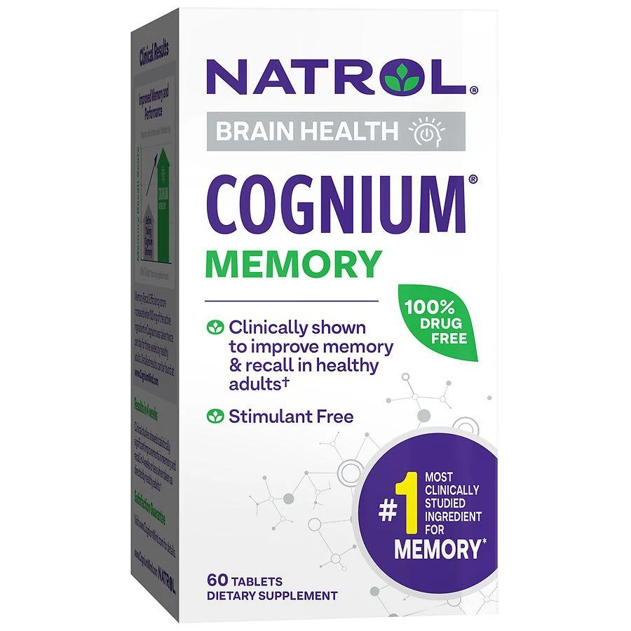 商品Natrol|Cognium Memory 100 mg Tablets,价格¥139,第1张图片