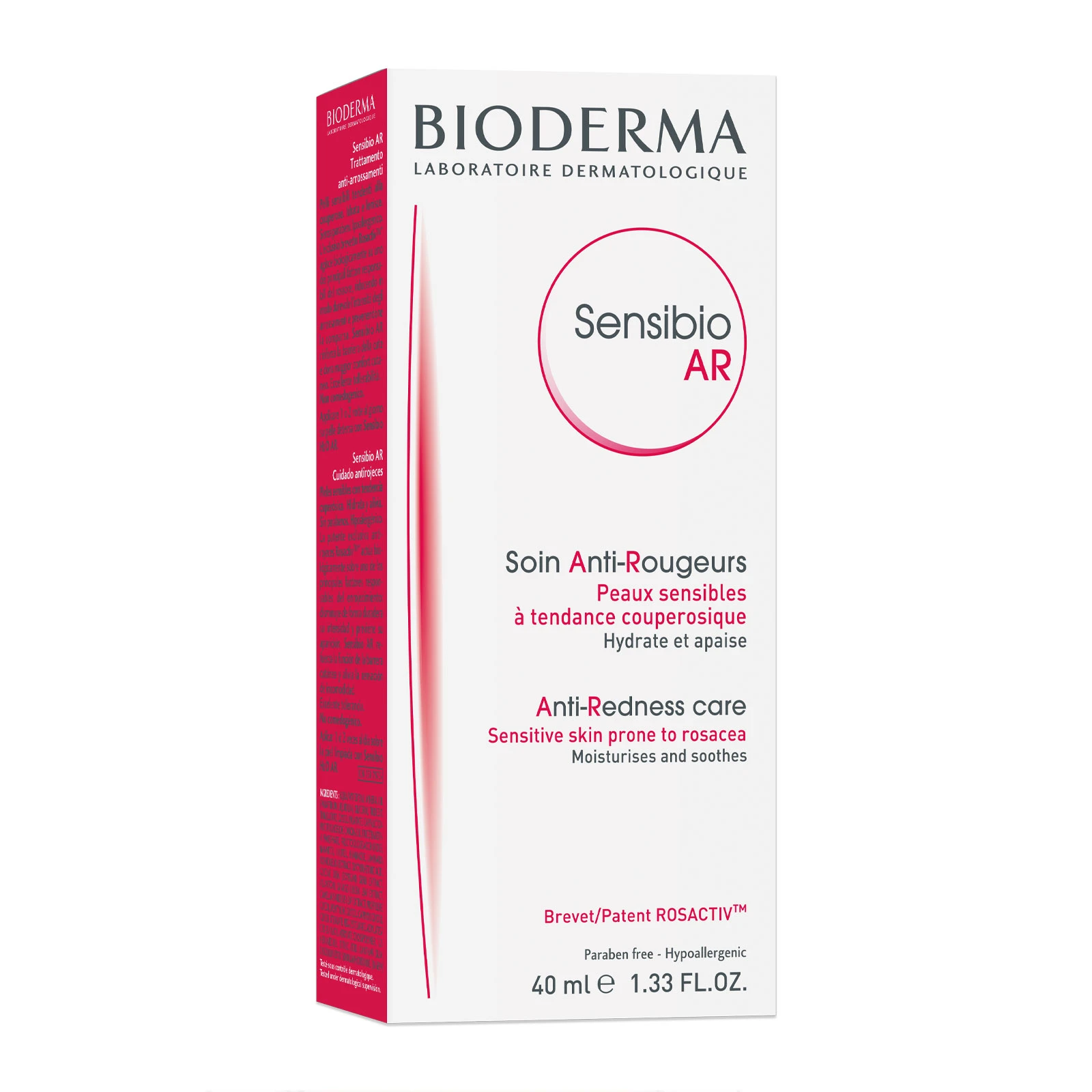 BIODERMA 贝德玛 舒妍AR抗红防敏抗红修护霜 40ML 商品