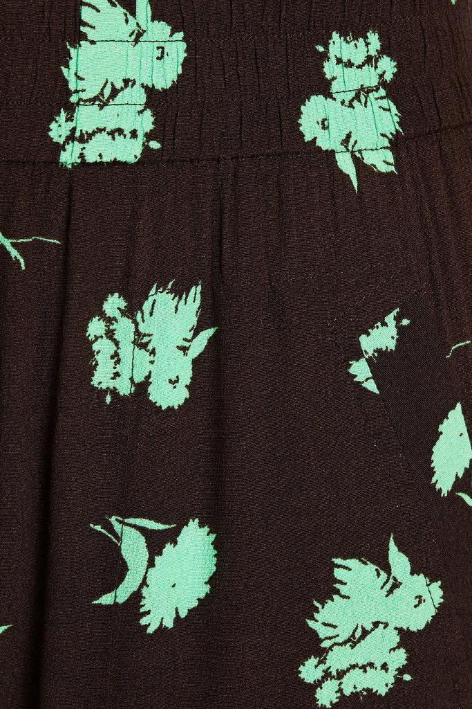 Floral-print Ecovero-blend crepe straight-leg pants商品第2张图片规格展示