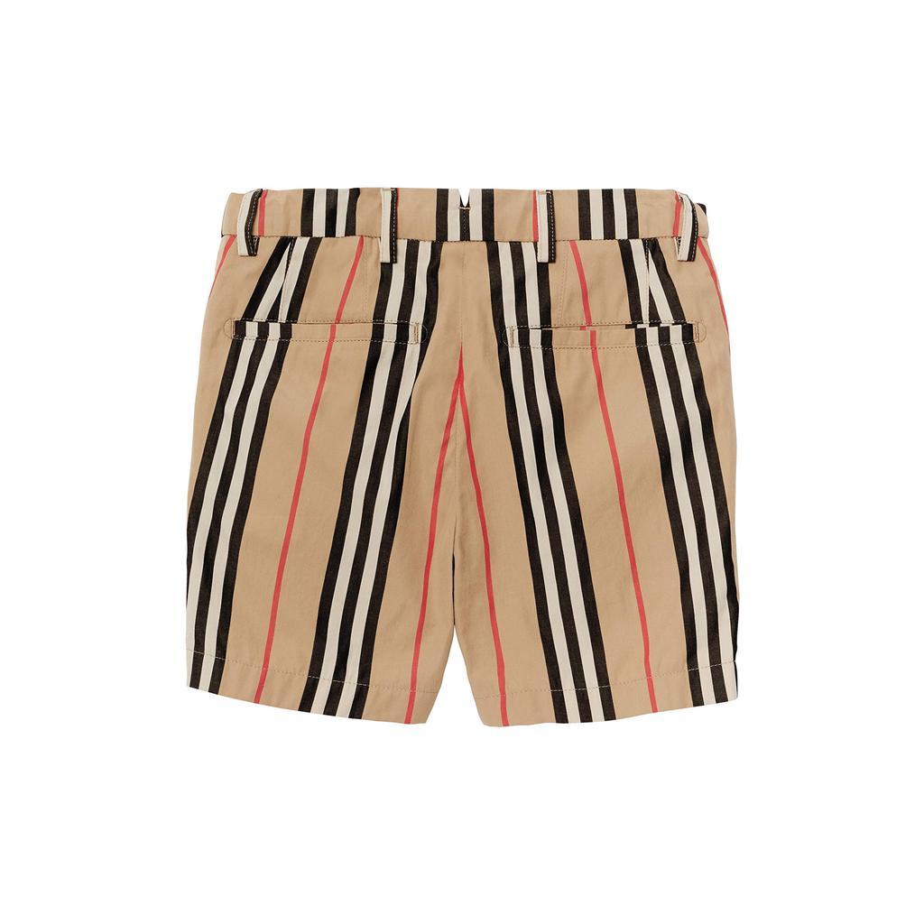 商品Burberry|Nicki Icon Stripe Shorts (Little Kids/Big Kids),价格¥1254,第4张图片详细描述