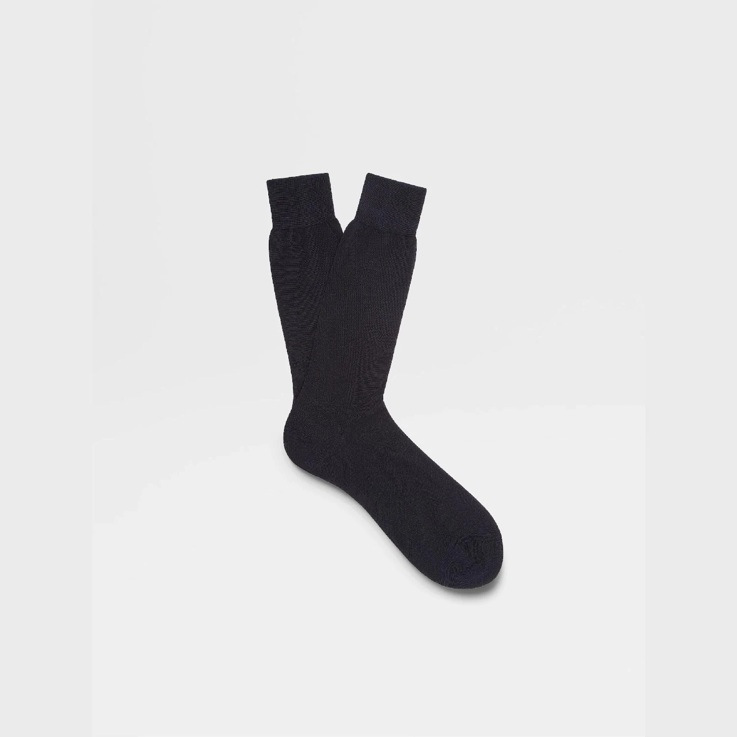 包邮包税【预售7天发货】 ZEGNA杰尼亚 23秋冬 男士 袜子 Navy Blue Cotton Socks N4V40-012-402 商品