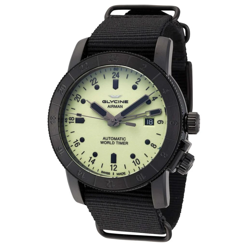 商品Glycine|Glycine Airman 42 GMT 自动 手表,价格¥4128,第1张图片