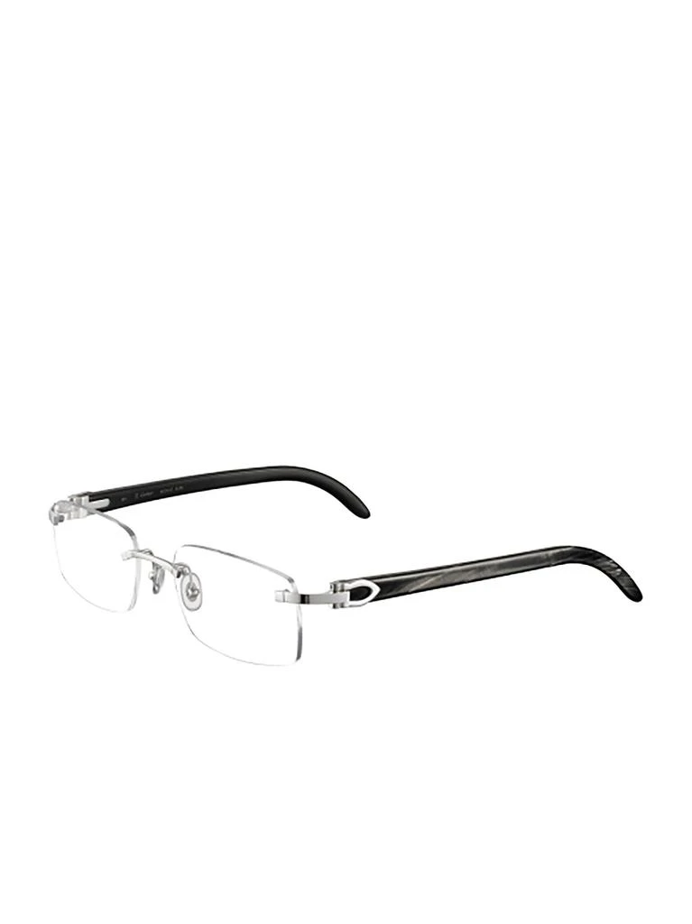 商品Cartier|Cartier Rimless Rectangular Frame Glasses,价格¥15288,第2张图片详细描述