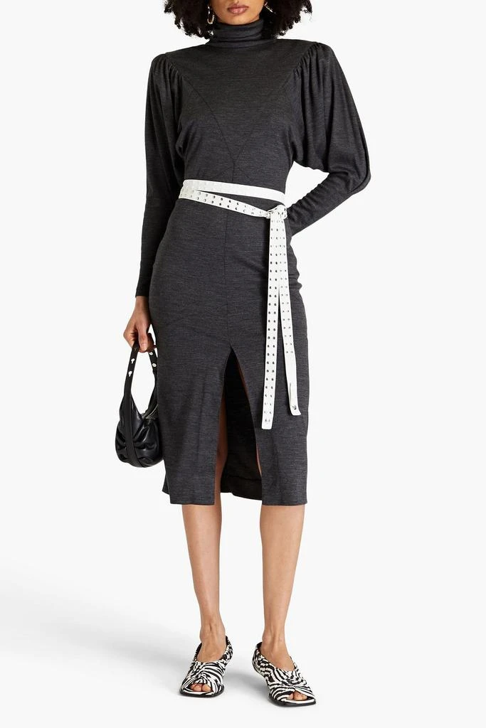 商品Isabel Marant|Genia wool-jersey turtleneck midi dress,价格¥2723,第2张图片详细描述