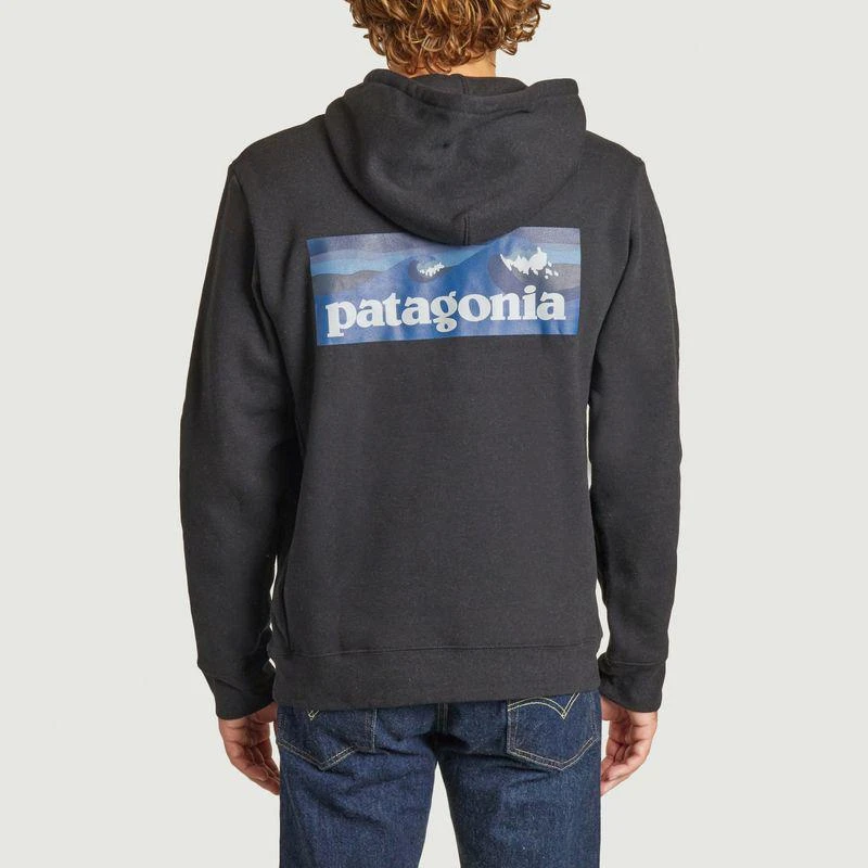 商品Patagonia|Boardshort Logo Uprisal hoodie Ink Black PATAGONIA,价格¥486,第3张图片详细描述