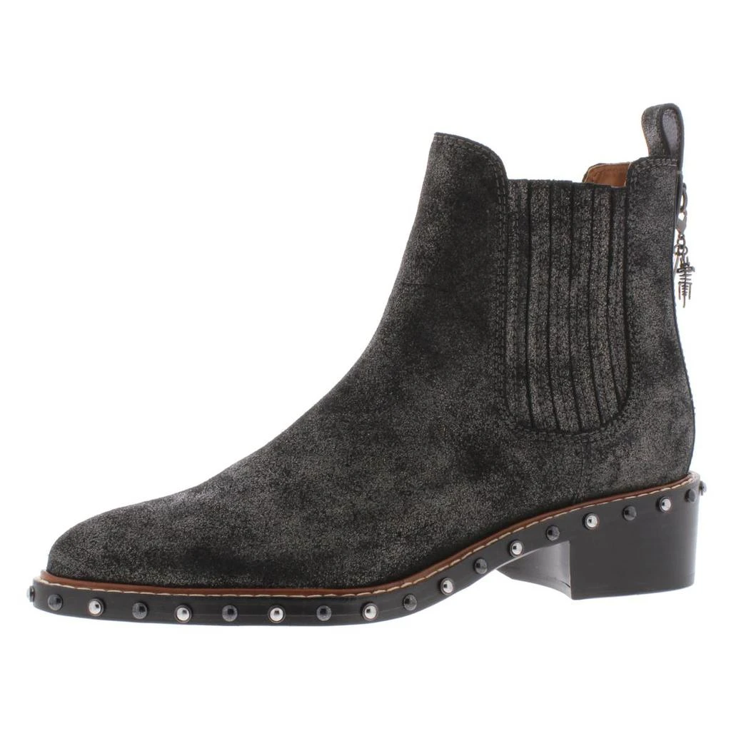 商品Coach|Coach Womens Bowery Leather Chelsea Ankle Boots,价格¥1335,第1张图片详细描述