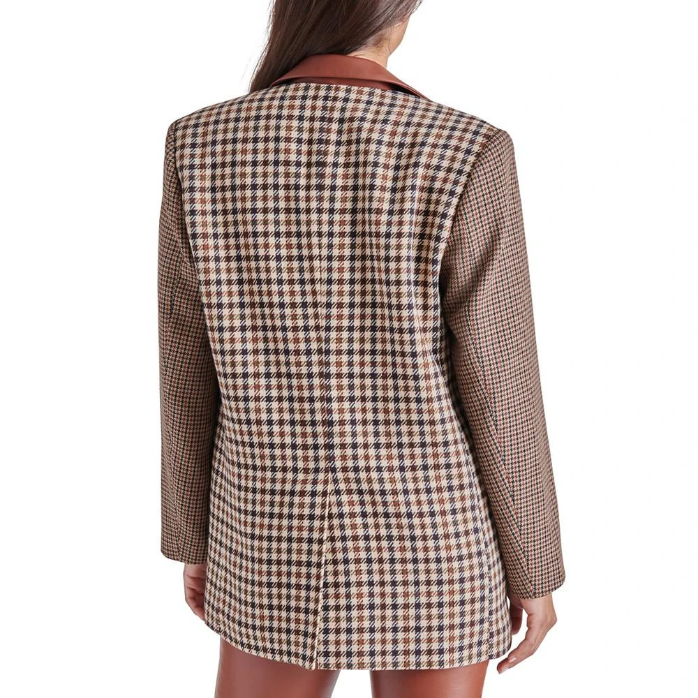 商品Steve Madden|Women's Carolina Mixed-Plaid Long-Sleeve Blazer,价格¥295,第2张图片详细描述