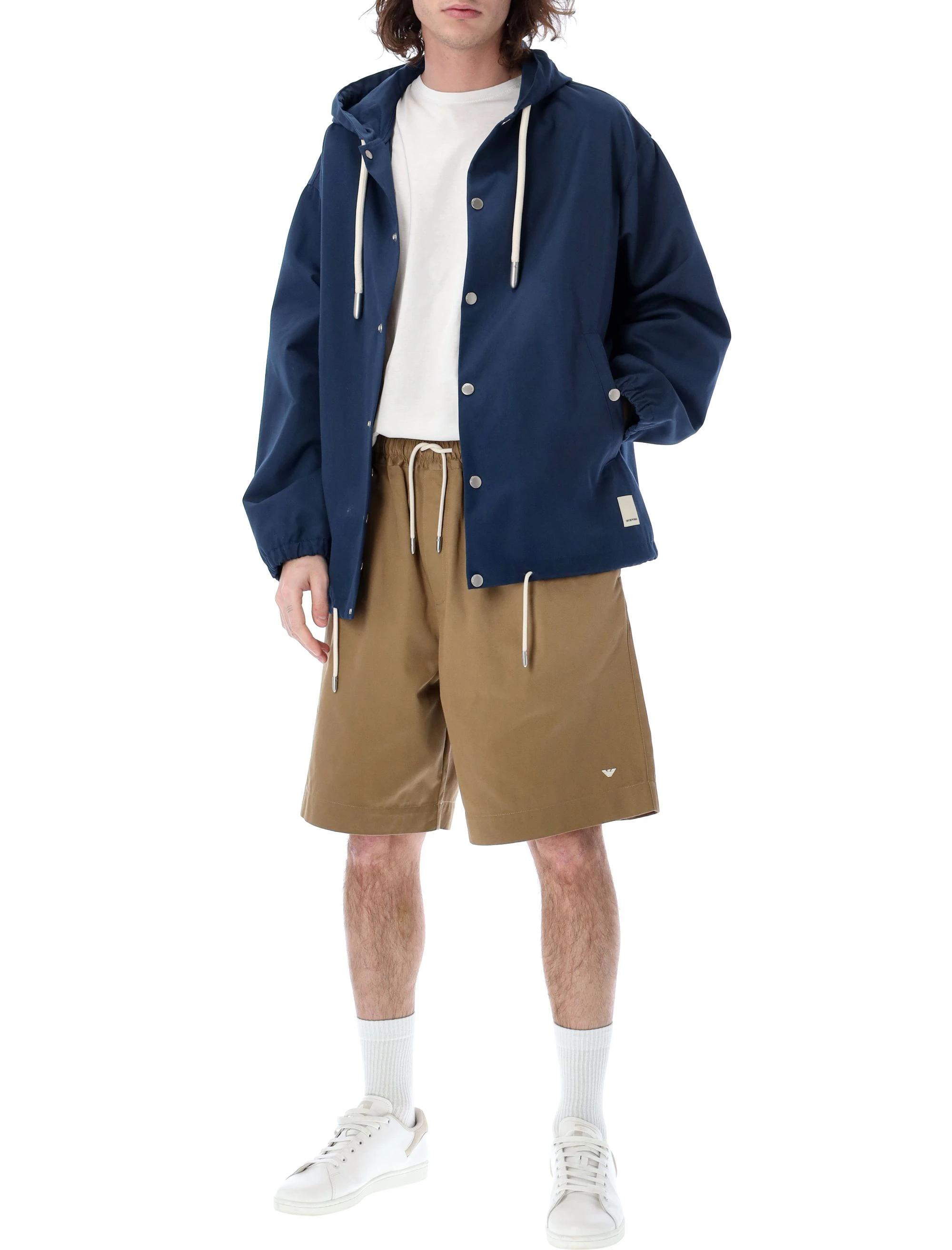 商品【商品预售7天】 Emporio Armani|Emporio Armani 男士外套 3R1B8B1NW1Z0957 蓝色,价格¥2224,第5张图片详细描述