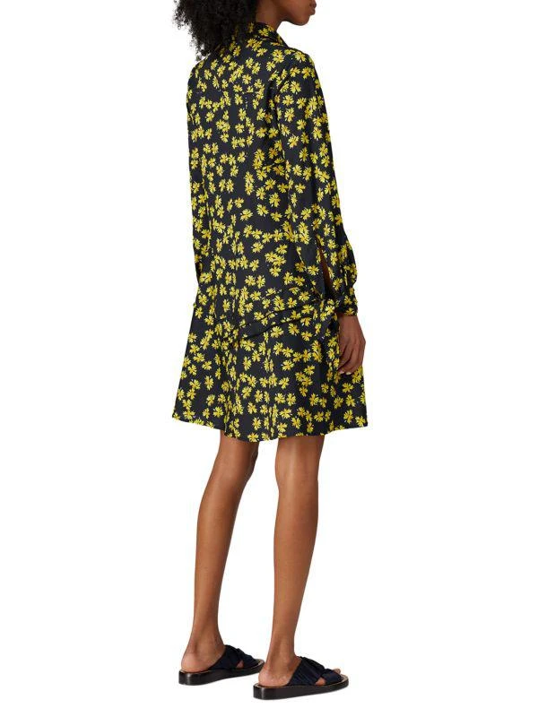 商品Equipment|Floral Pleated Shirtdress,价格¥651,第2张图片详细描述