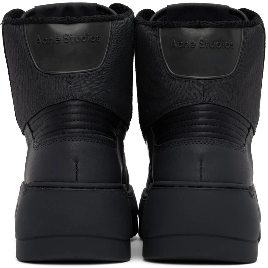 商品Acne Studios|Black Paneled Boots,价格¥1768,第2张图片详细描述