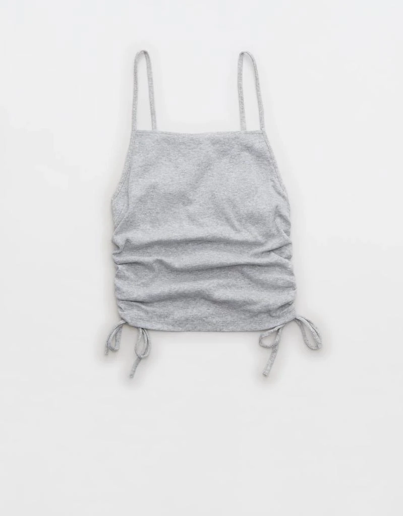 商品Aerie|Aerie Ruched Cropped Tank Top,价格¥90,第4张图片详细描述