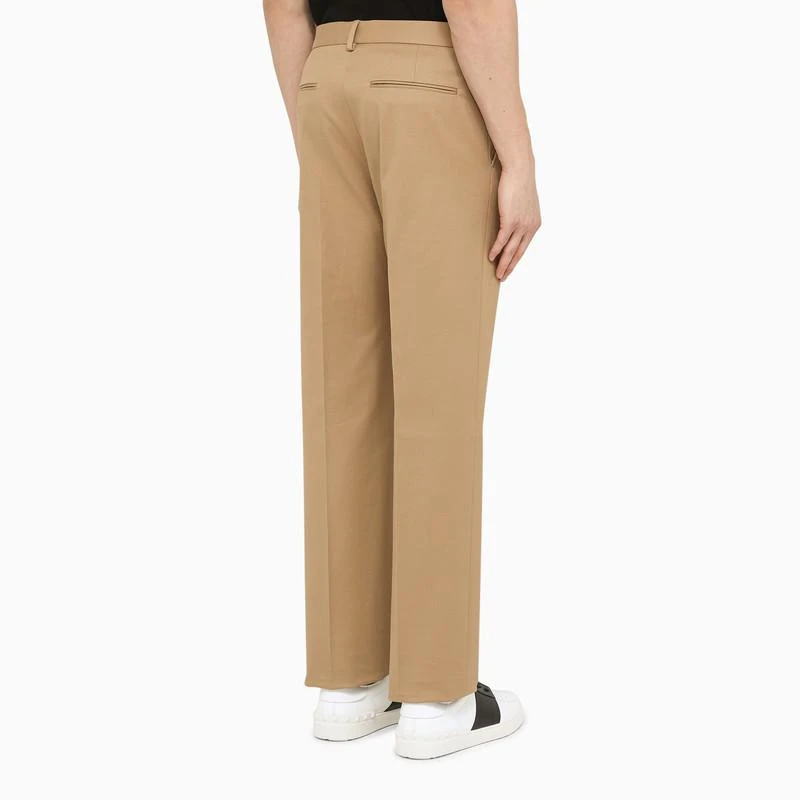 商品Valentino|Beige cotton regular trousers,价格¥2023,第4张图片详细描述