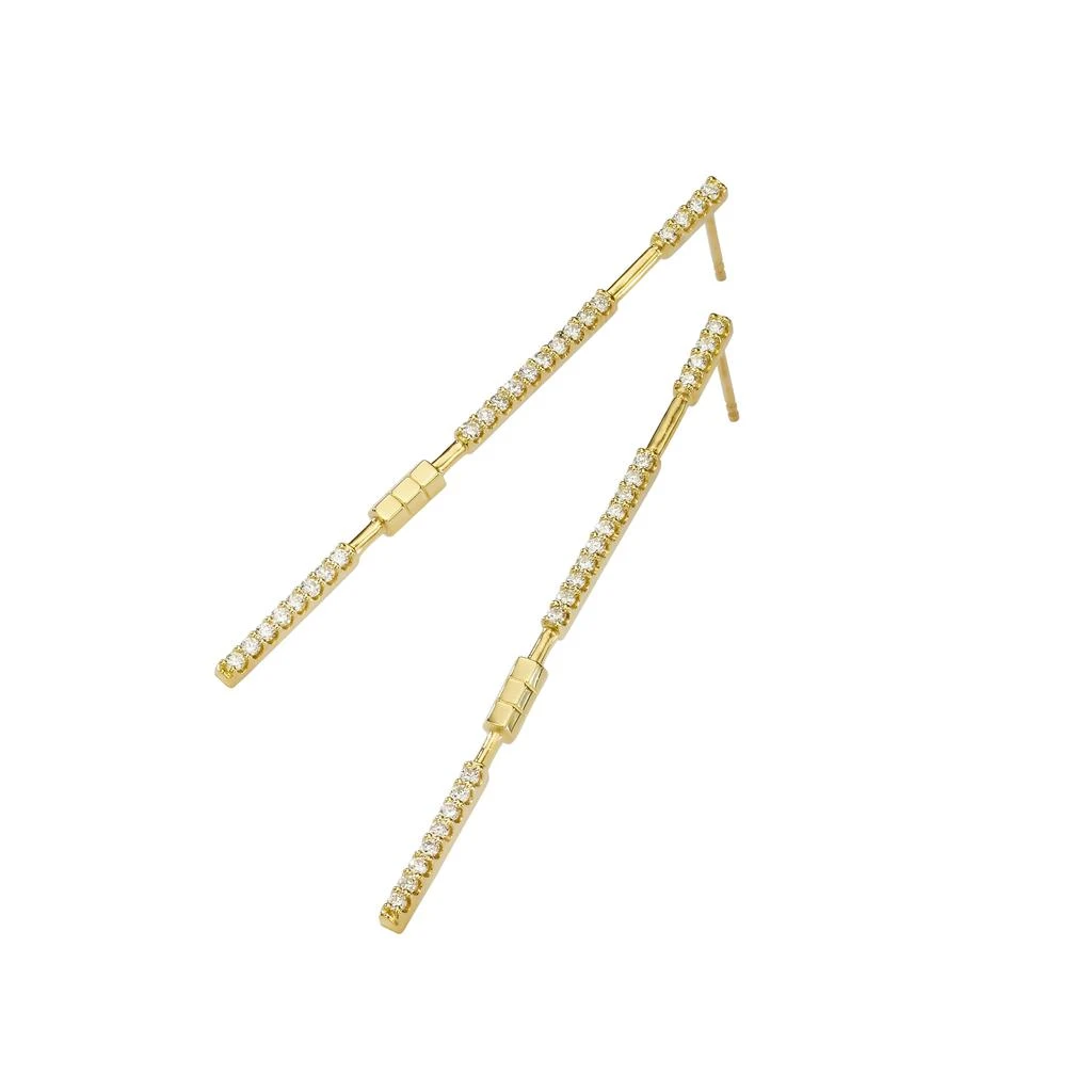 商品AME|Âme Totem 18K Yellow Gold, Lab-Grown Diamond 0.85ct. tw. Long Drop Earrings,价格¥12487,第3张图片详细描述