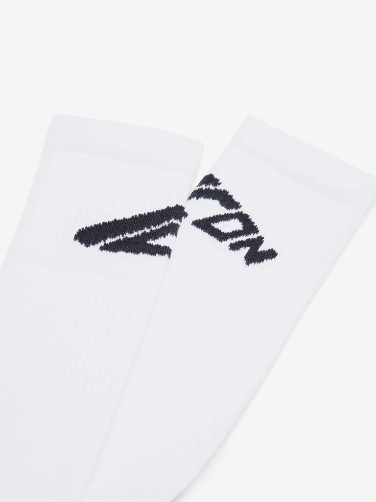 商品DSQUARED2|Dsquared2 Kids Icon Logo Socks in White,价格¥198,第3张图片详细描述