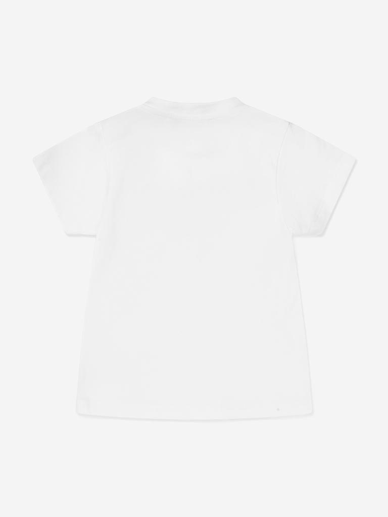 Balmain White Baby Boys Logo T-Shirt商品第4张图片规格展示