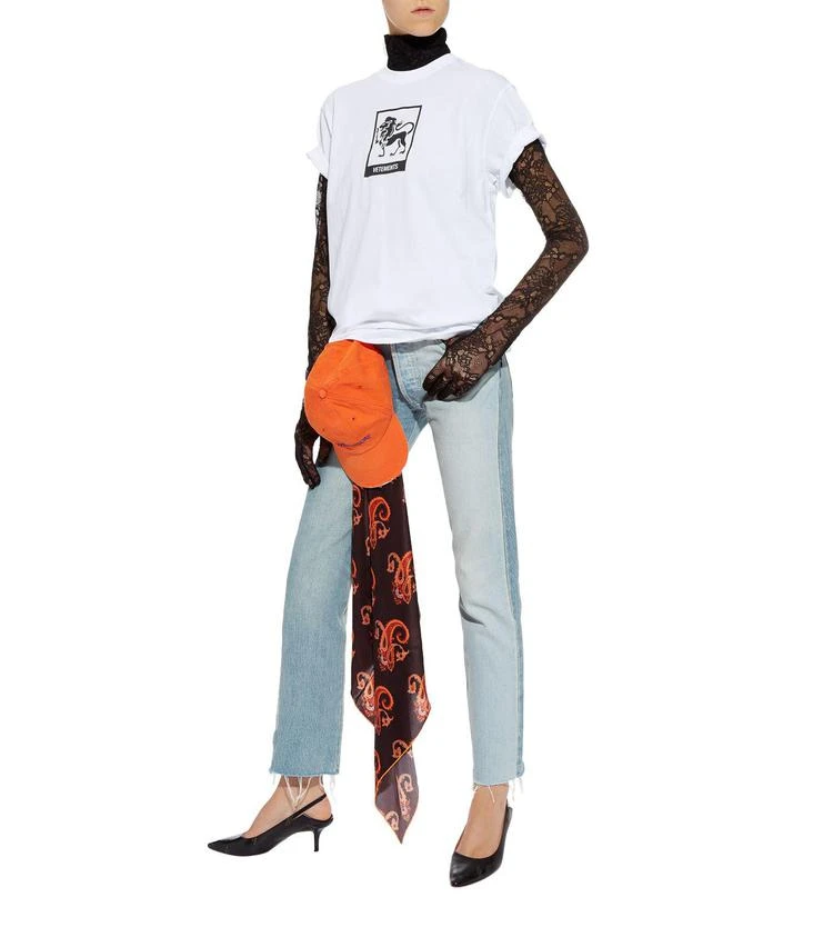 商品Vetements|狮子座印花T恤,价格¥519,第3张图片详细描述