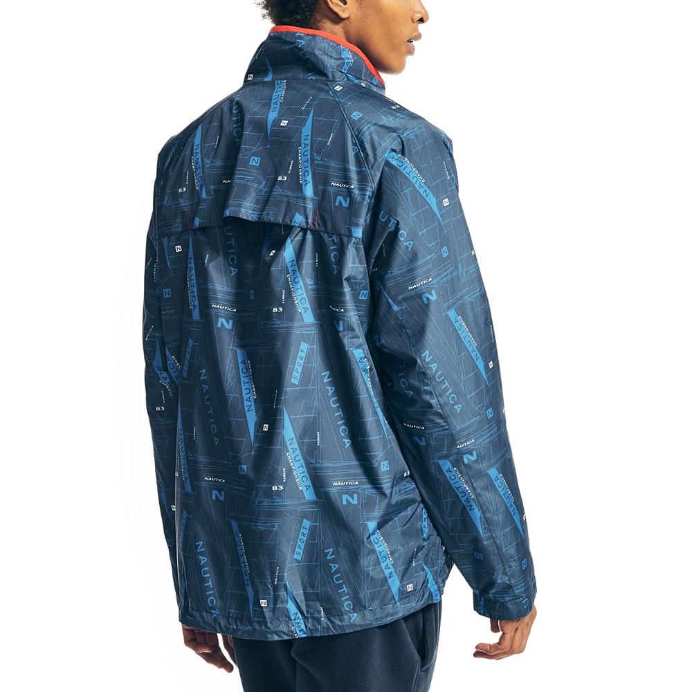 Men's Sustainably Crafted Printed Lightweight Jacket商品第2张图片规格展示