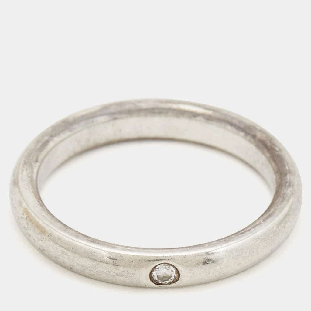 商品[二手商品] Tiffany & Co.|Tiffany & Co. Elsa Peretti Diamond Sterling Silver Band Ring Size 49,价格¥1580,第2张图片详细描述