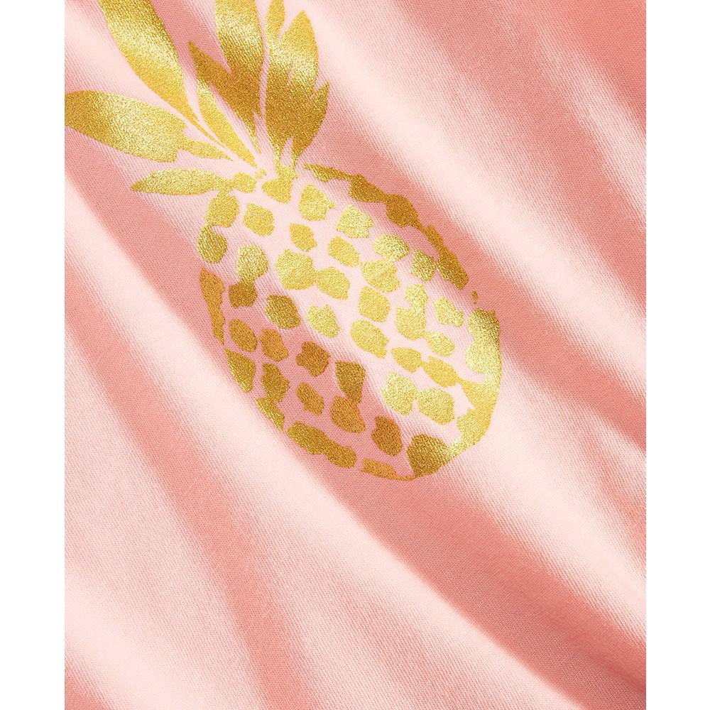 Baby Girls Pineapple-Graphic T-Shirt, Created for Macy's商品第3张图片规格展示