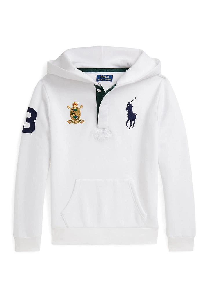 商品Ralph Lauren|Boys 8-20 Big Pony 20th Anniversary Crest Hoodie,价格¥359,第1张图片