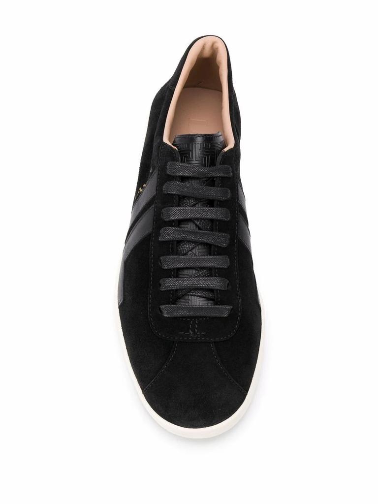 Lanvin Women's  Black Leather Sneakers商品第4张图片规格展示