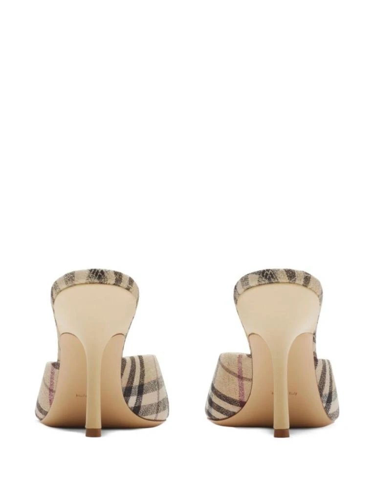 商品Burberry|Plaid Pattern Stiletto Sandals,价格¥3104,第4张图片详细描述