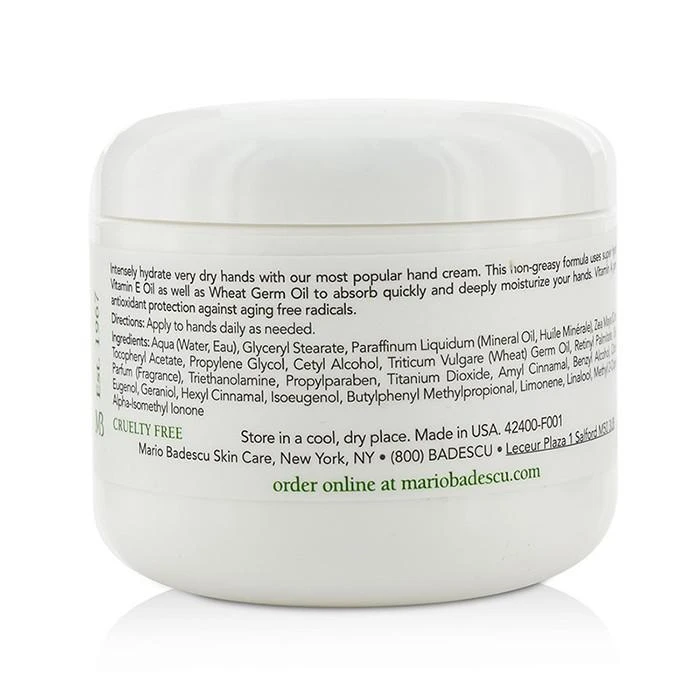 商品Mario Badescu|Mario Badescu 维生素E润手霜Special Hand Cream with Vitamin E 113g/4oz,价格¥141,第2张图片详细描述
